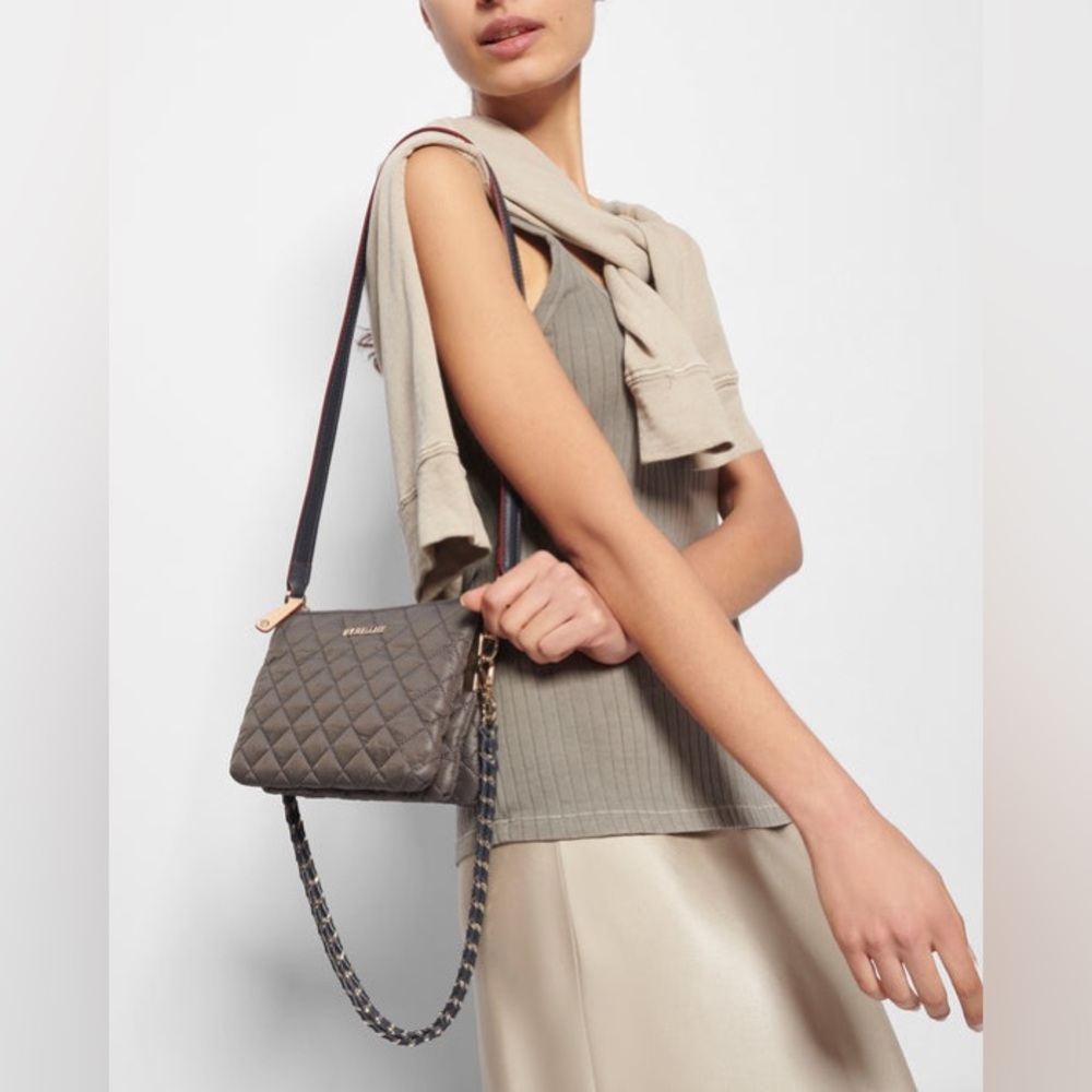 MZ Wallace Gray Crossbody Bag